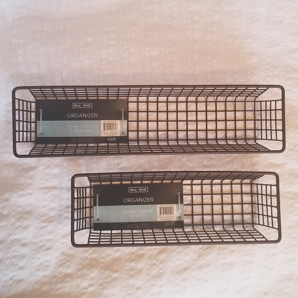 Set of 4 Real Home Drawer Wire Organizer